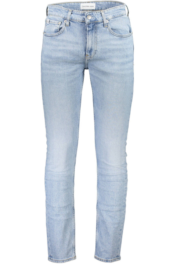 Calvin Klein Light Blue Cotton Men Jeans