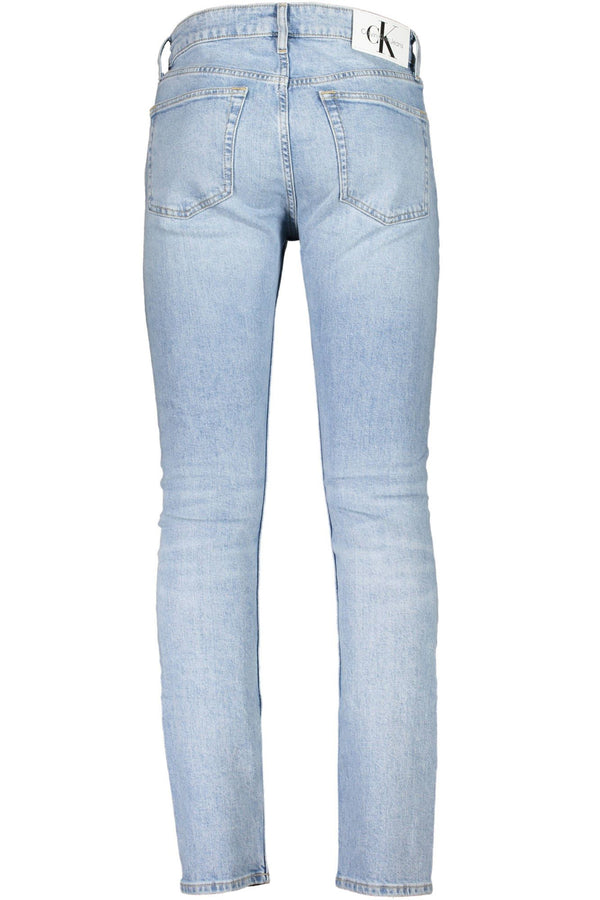 Calvin Klein Light Blue Cotton Men Jeans