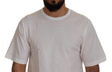 Dolce & Gabbana Elegant Short Sleeve Silk Crewneck Tee