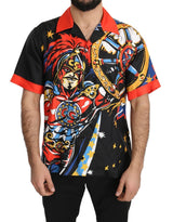 Dolce & Gabbana Multicolor Silk Casual Elegance Shirt