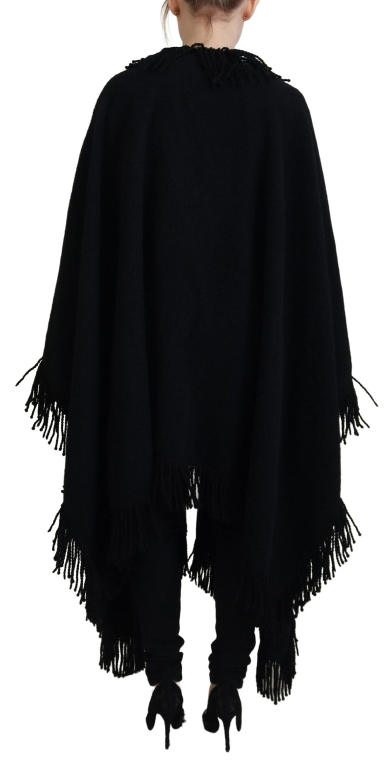 Dolce & Gabbana Elegant Fringe Trim Cardigan Jacket