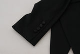 Dolce & Gabbana Elegant Black Wool Blend Jacket with Embellishments