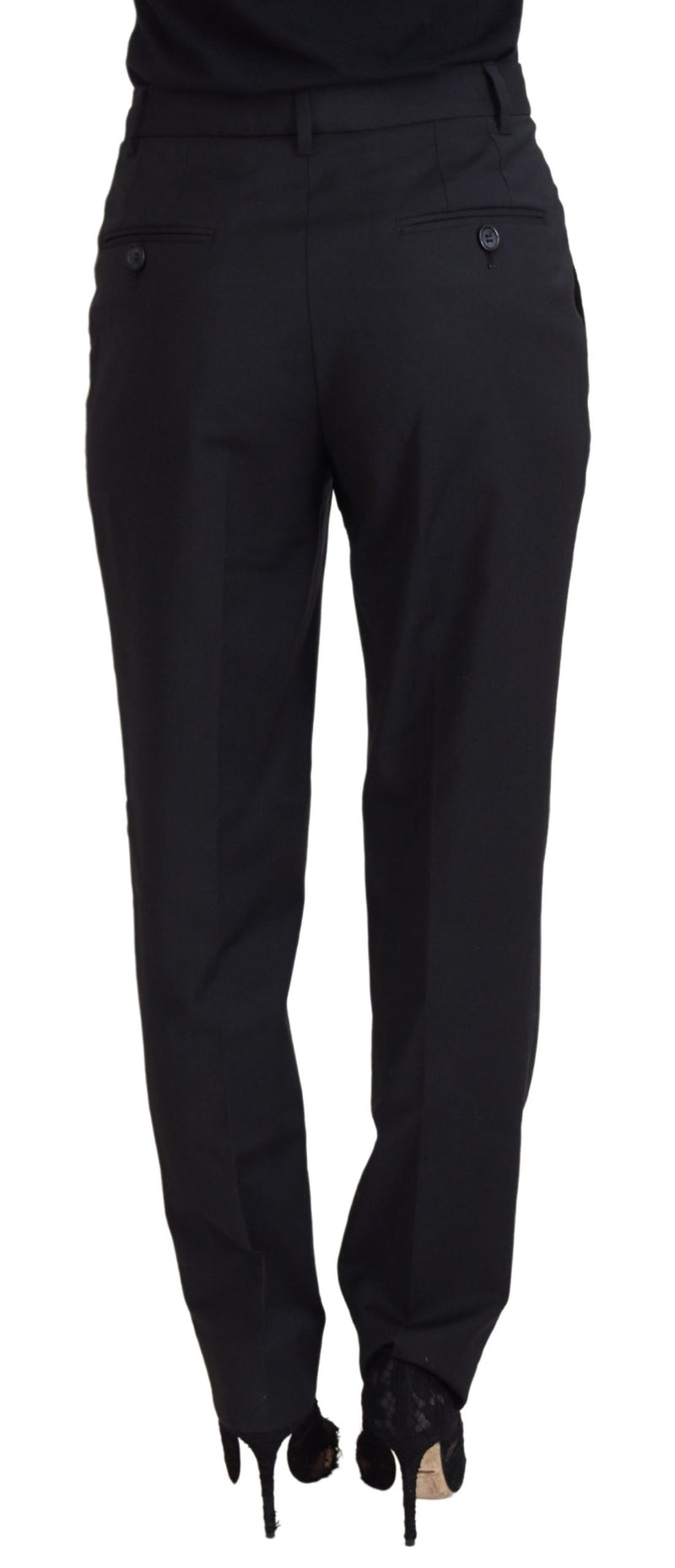 Dolce & Gabbana Elegant Black Tailored Trousers