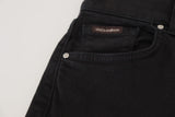 Dolce & Gabbana Elegant Black Denim Pants - Slim Fit Luxury