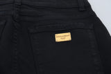 Dolce & Gabbana Elegant Black Denim Pants - Slim Fit Luxury