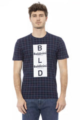 Baldinini Trend Blue Cotton Men T-Shirt