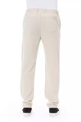 Baldinini Trend Beige Cotton Men Chino Pants