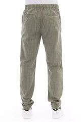 Baldinini Trend Army Cotton Men Chino Pants