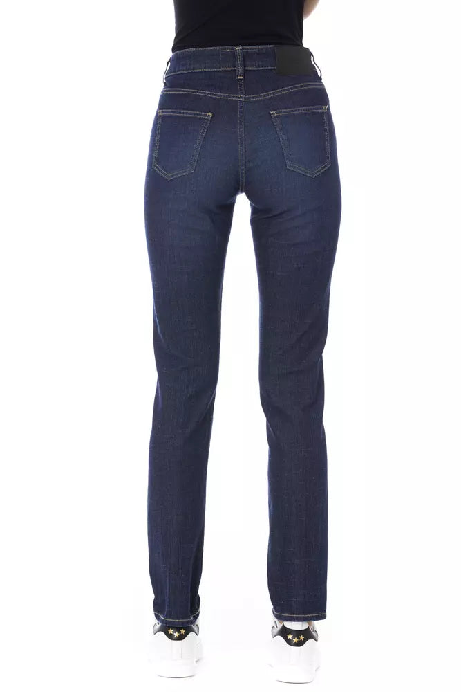 Baldinini Trend Blue Cotton Women's Jean