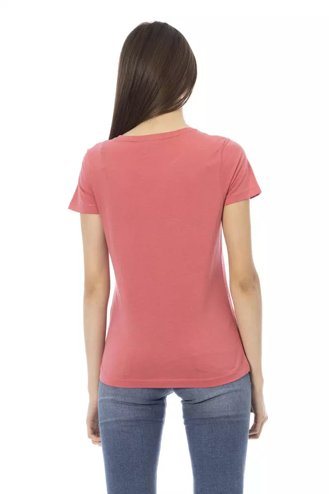 Trussardi Action Pink Cotton Women Top