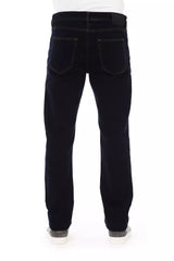 Baldinini Trend Blue Cotton Men Jeans