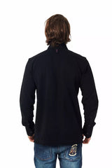 Billionaire Italian Couture Black Cotton Men Shirt