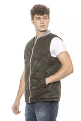 Billionaire Italian Couture Army Polyester Mens Vest