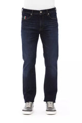 Baldinini Trend Blue Cotton Men Jeans