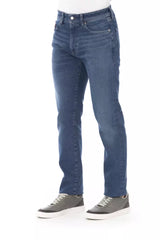 Baldinini Trend Blue Cotton Men Jeans