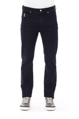 Baldinini Trend Blue Cotton Men Jeans