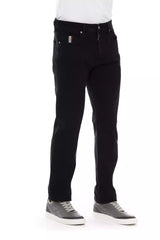 Baldinini Trend Black Cotton Men Jeans