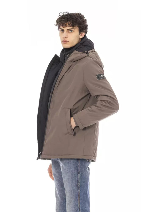 Baldinini Trend Beige Polyester Men Jacket