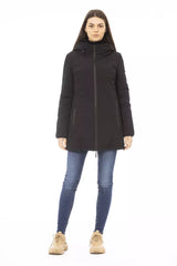 Baldinini Trend Black Polyester Women Jacket