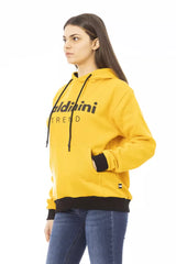 Baldinini Trend Yellow Cotton Women Hoodie