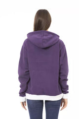 Baldinini Trend Purple Cotton Women Hoodie