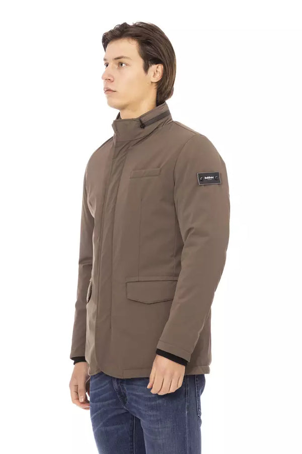 Baldinini Trend Brown Polyester Men Jacket