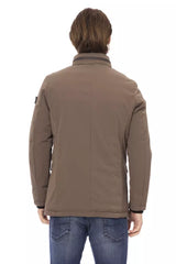 Baldinini Trend Brown Polyester Men Jacket