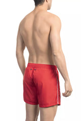 Bikkembergs Red Polyester Men's Swim Short