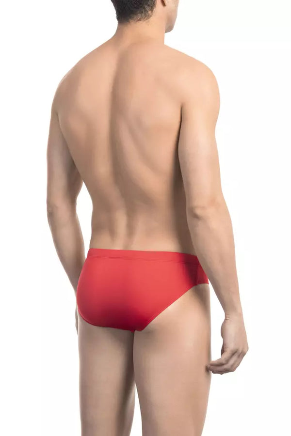 Bikkembergs Red Polyamide Men Swimwear