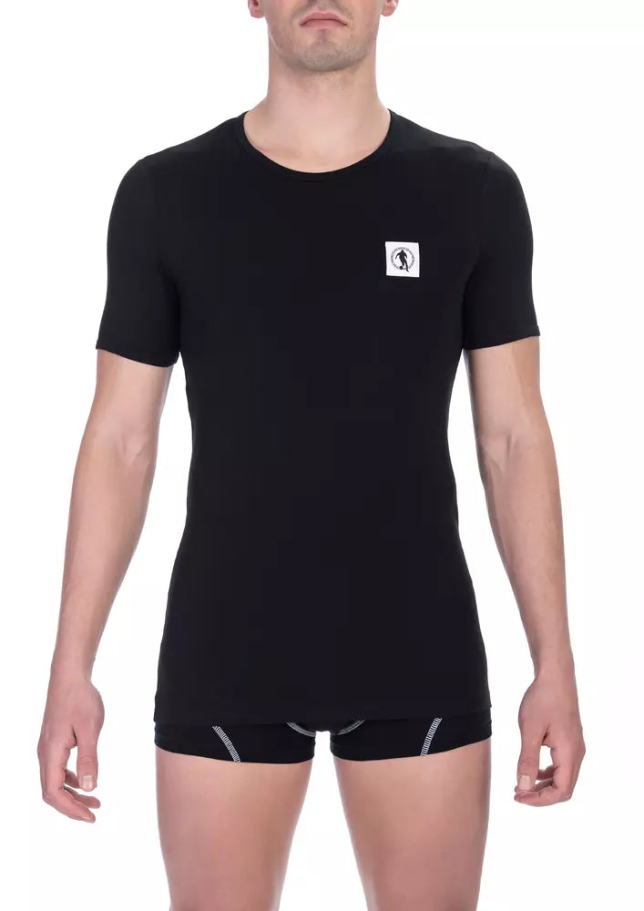 Bikkembergs Black Cotton Men's T-Shirt