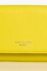 Trussardi Yellow Leather Women Wallet