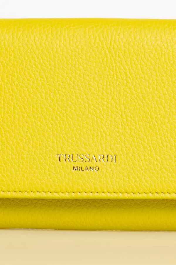 Trussardi Yellow Leather Women Wallet