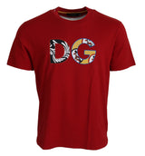 Dolce & Gabbana Exclusive Crewneck Logo T-Shirt in Red