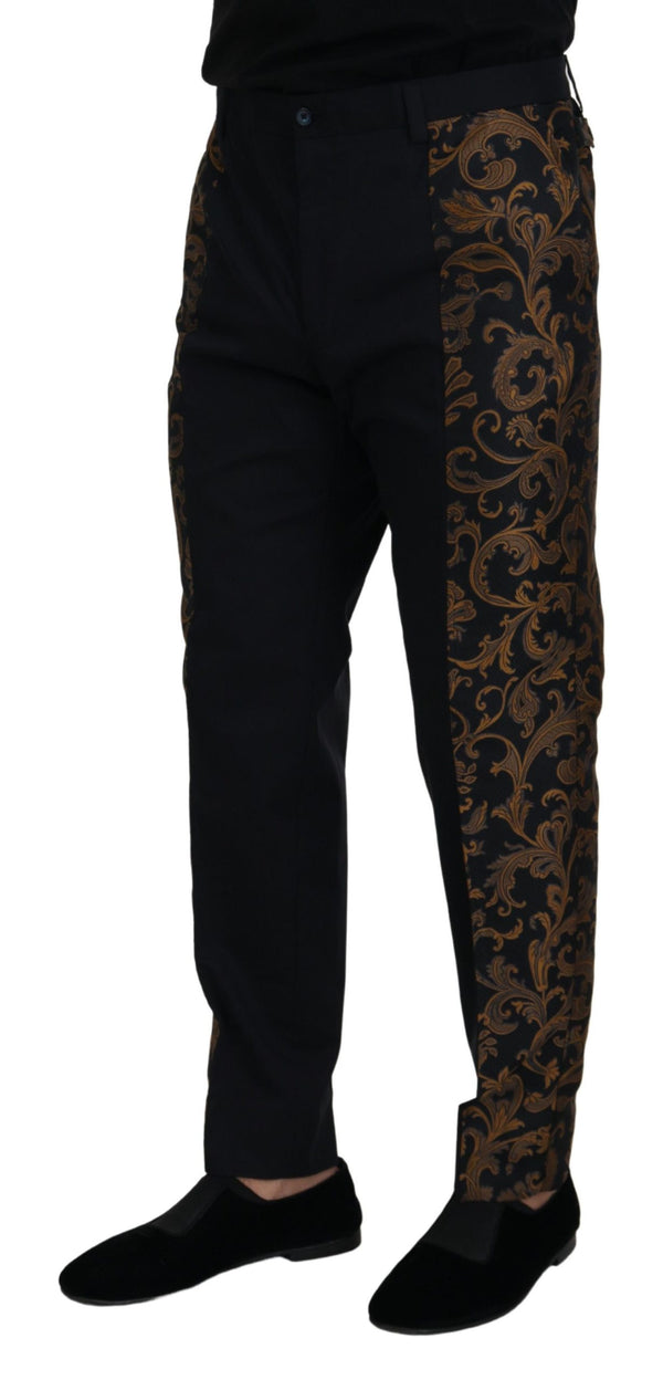 Dolce & Gabbana Elegant Black Designer Pants for Men