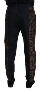 Dolce & Gabbana Elegant Black Designer Pants for Men