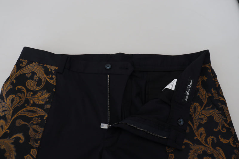 Dolce & Gabbana Elegant Black Designer Pants for Men