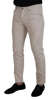 Dolce & Gabbana Chic Off White Denim Pants