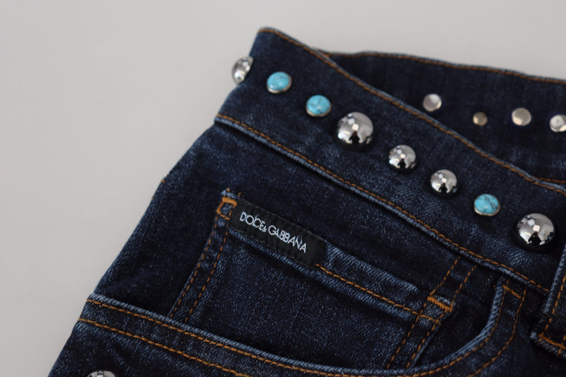 Dolce & Gabbana Studded Opulence Denim Jeans