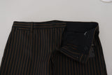 Dolce & Gabbana Elegant Striped Cotton Blend Pants