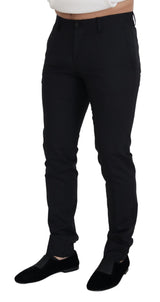 Dolce & Gabbana Elegant Black Wool Blend Trousers