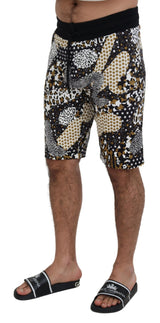 Dolce & Gabbana Vibrant Multicolor Printed Cotton Shorts