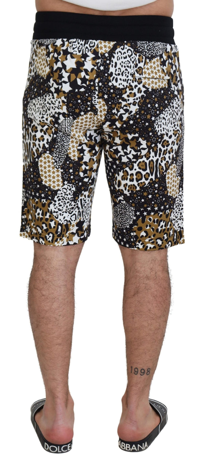 Dolce & Gabbana Vibrant Multicolor Printed Cotton Shorts