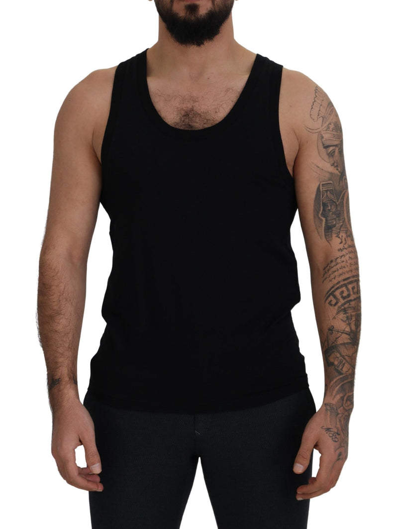 Dolce & Gabbana Elegant Black Tank Top T-Shirt