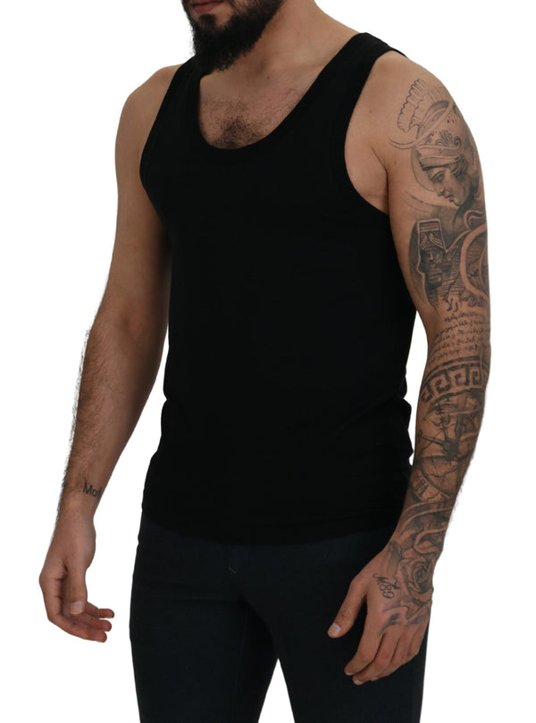 Dolce & Gabbana Elegant Black Tank Top T-Shirt