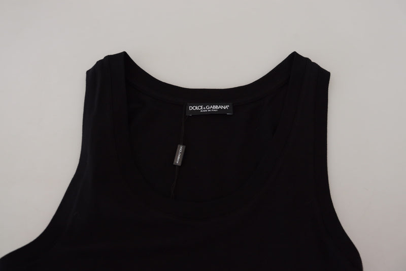 Dolce & Gabbana Elegant Black Tank Top T-Shirt