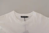 Dolce & Gabbana Elegant White Cotton Crewneck T-Shirt