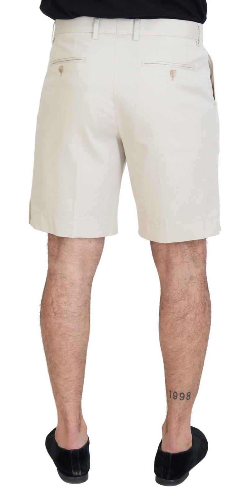 Dolce & Gabbana Elegant White Chino Shorts - Summer Essential