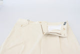 Dolce & Gabbana Elegant White Chino Shorts - Summer Essential