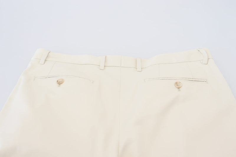 Dolce & Gabbana Elegant White Chino Shorts - Summer Essential