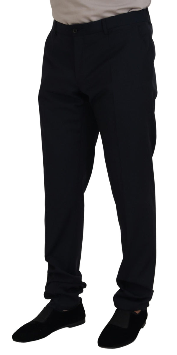 Dolce & Gabbana Elegant Black Wool Formal Pants